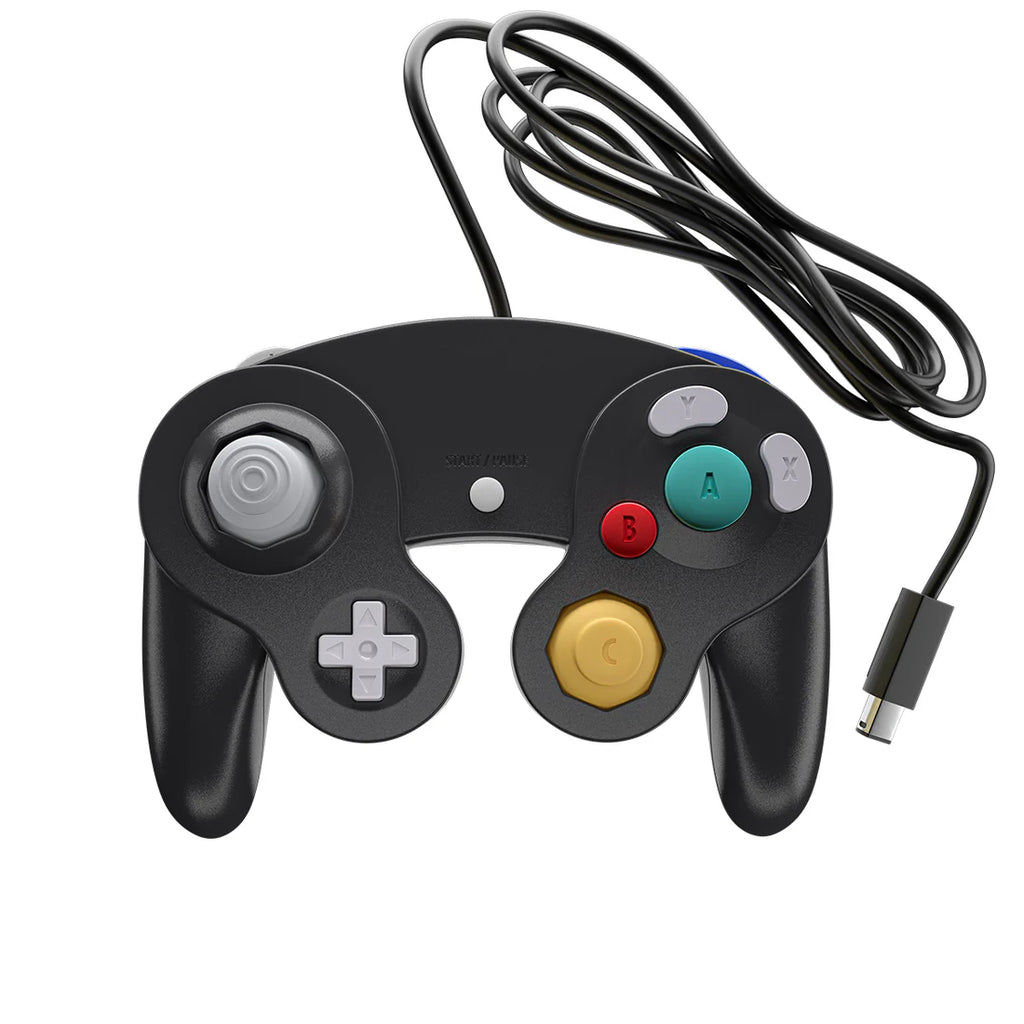 Nintendo Gamecube WIred Controller - Black - (XYAB)