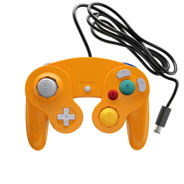 Nintendo Gamecube WIred Controller - Spice Orange - (XYAB)