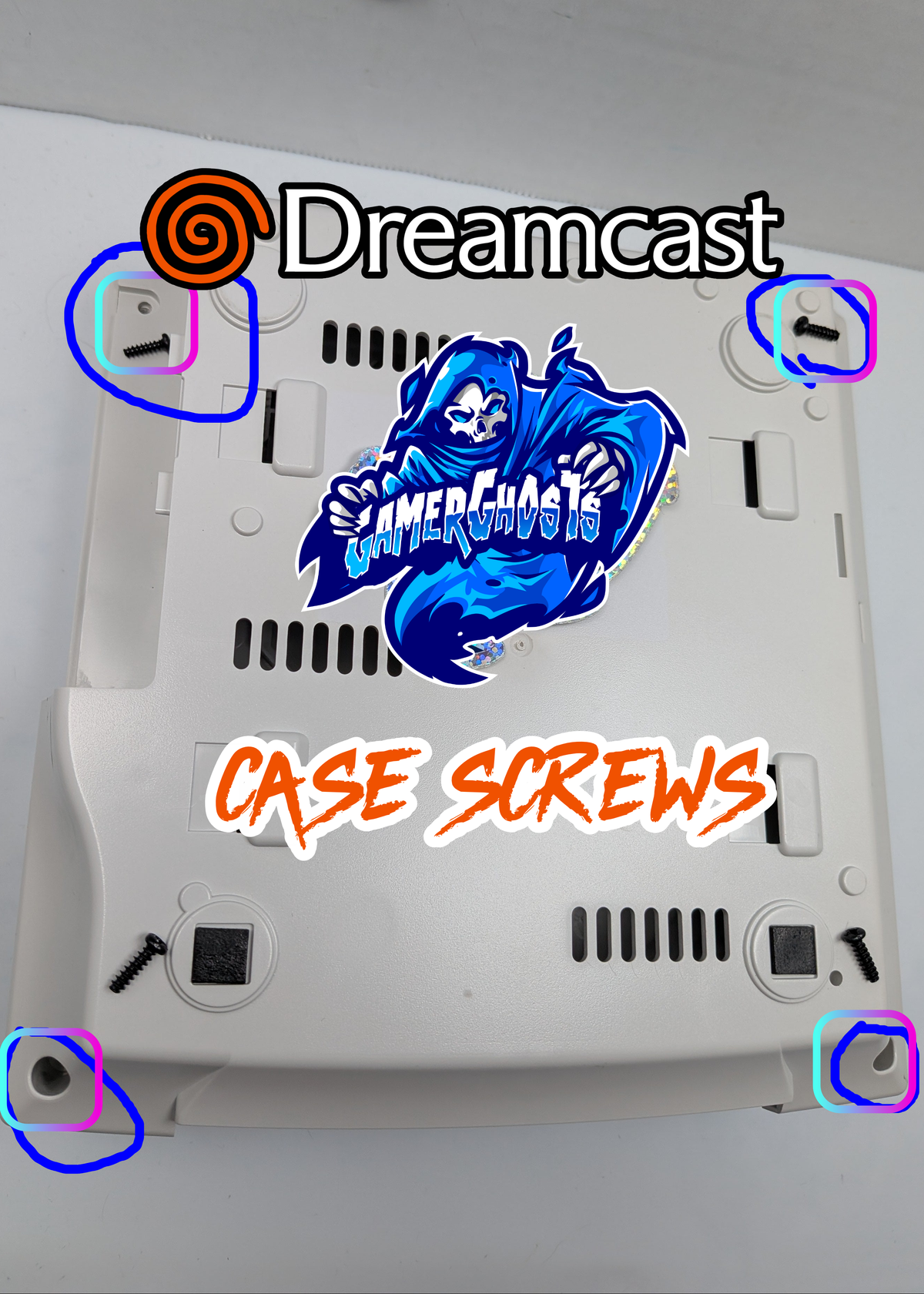 Sega Dreamcast Brand New Replacement Case / Shell Screws