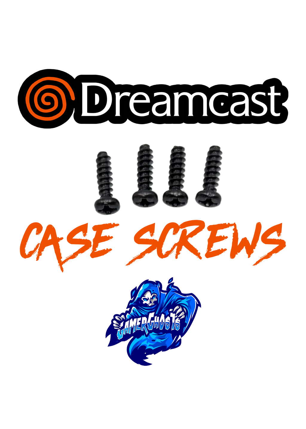 Sega Dreamcast Brand New Replacement Case / Shell Screws