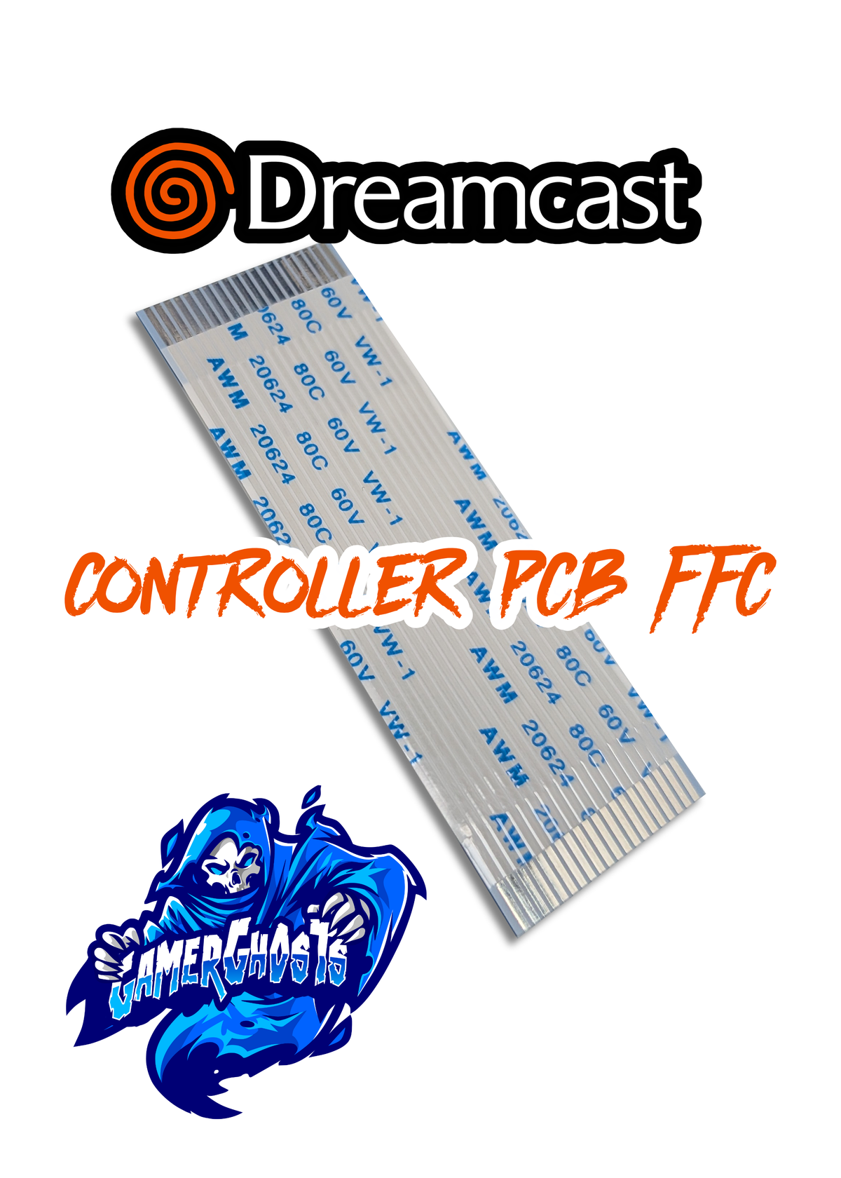 Sega Dreamcast Controller PCB FFC / Flex Cable - VA0 / VA1 / VA2
