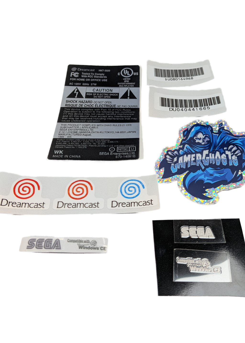 Sega Dreamcast Replacement Labels Label