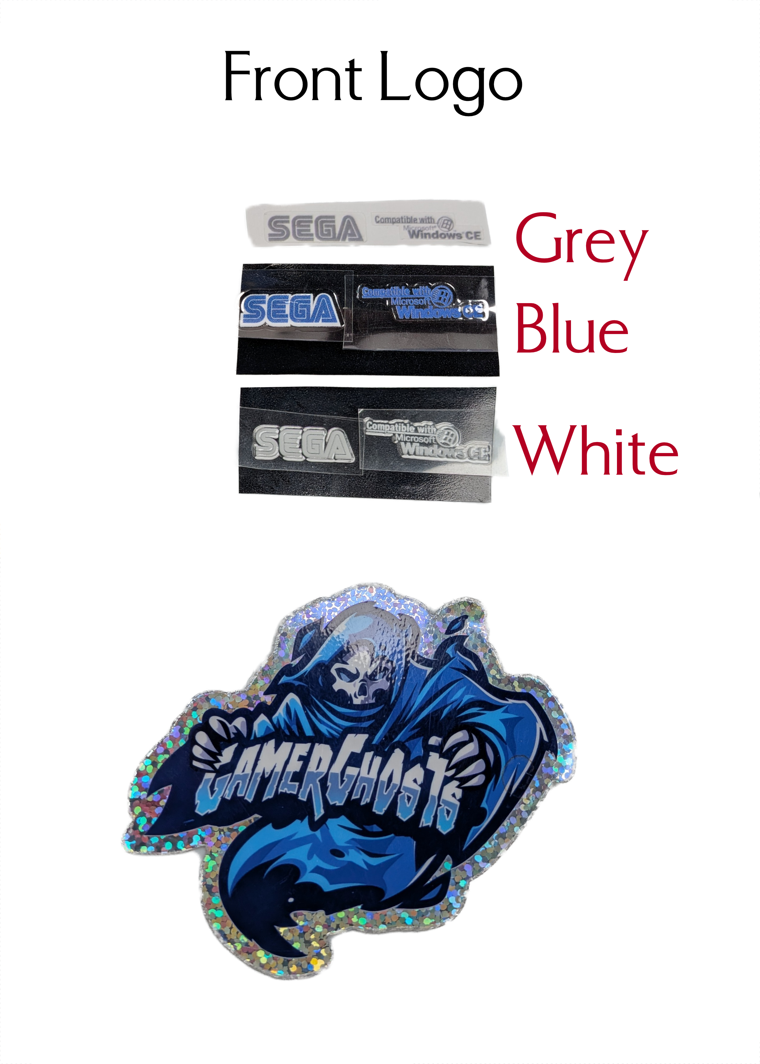 Sega Dreamcast Replacement Label / Decal Set - USA / CAN NTSC - VA0 / VA1 / VA2