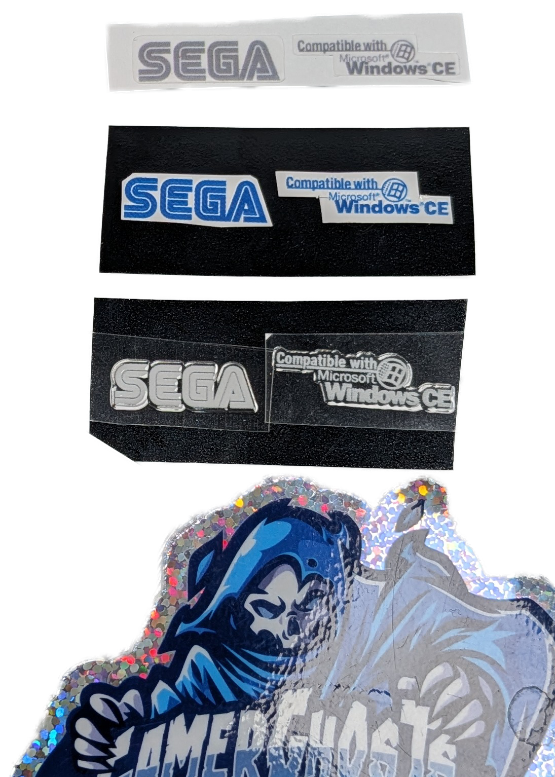 Sega Dreamcast Front Labels / Label Set - SEGA and Windows CE