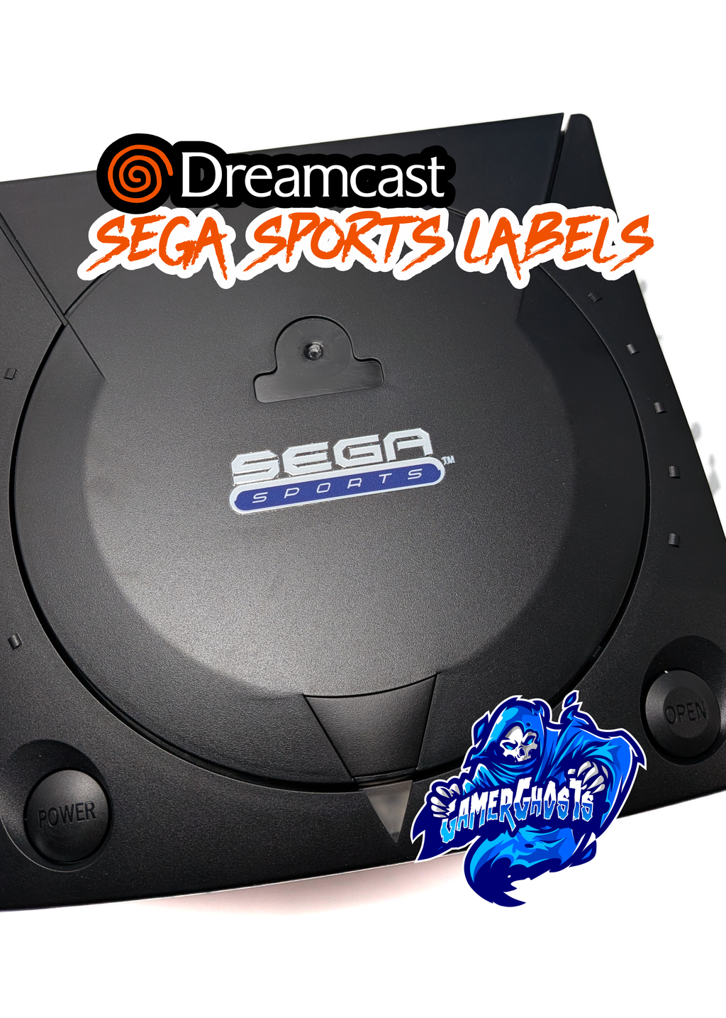 Sega Sports Dreamcast Console and Controller Labels / Decals