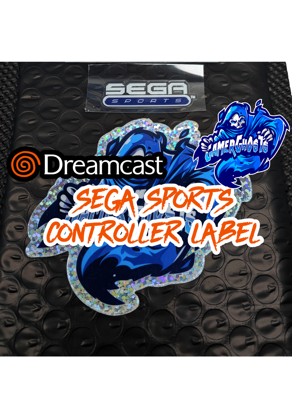 Sega Sports Dreamcast Controller Label / Decal / Sticker