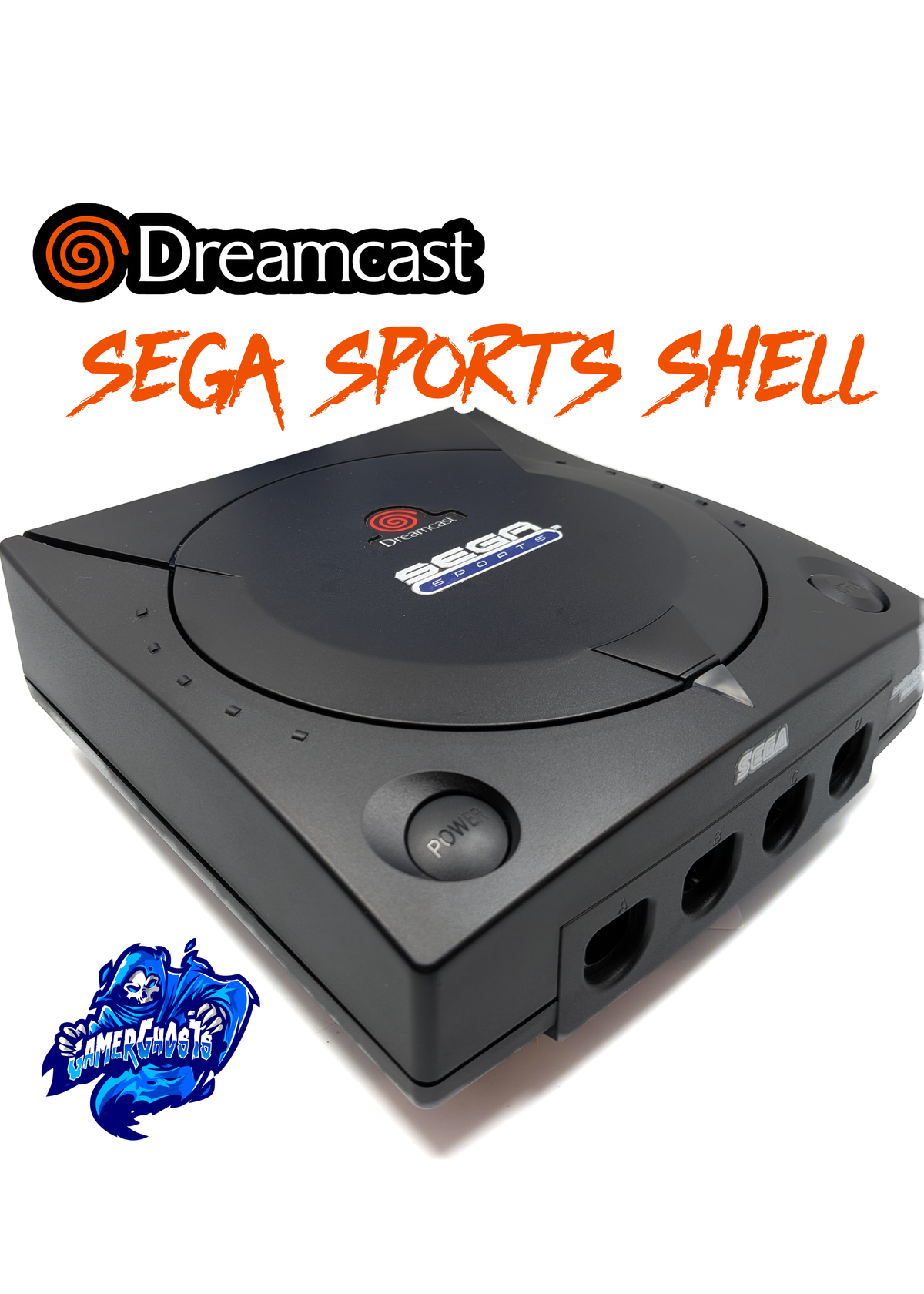 Sega Sports Dreamcast Shell - New Replacement with all Labels