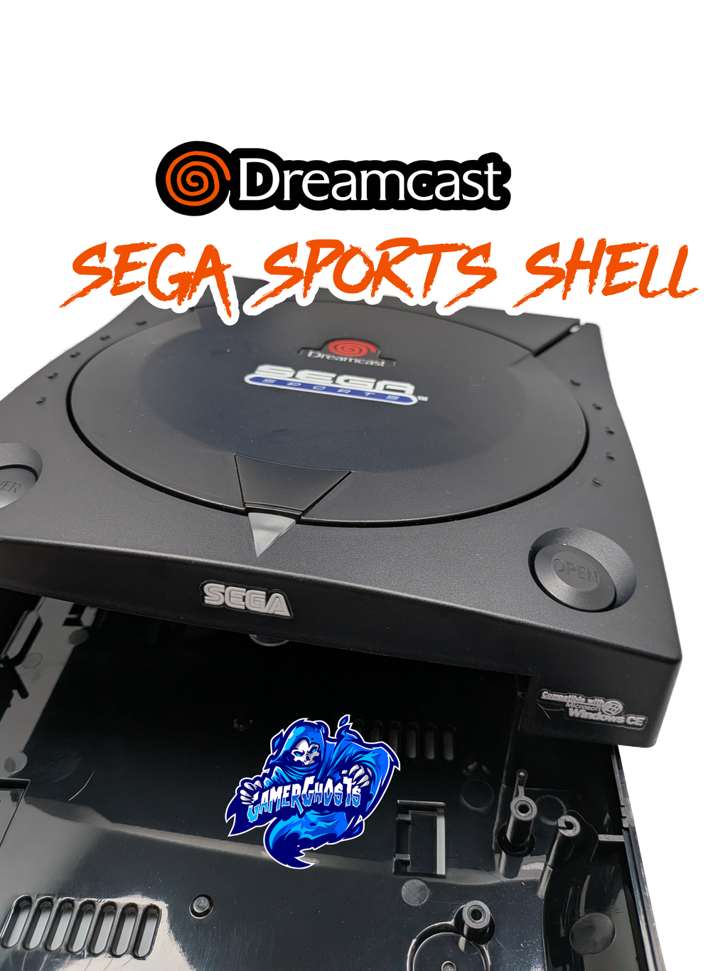 Sega Sports Dreamcast Shell - New Replacement with all Labels