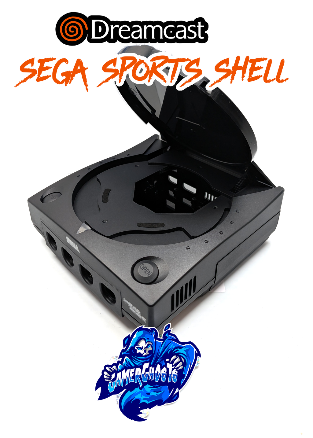 Sega Sports Dreamcast Shell - New Replacement with all Labels