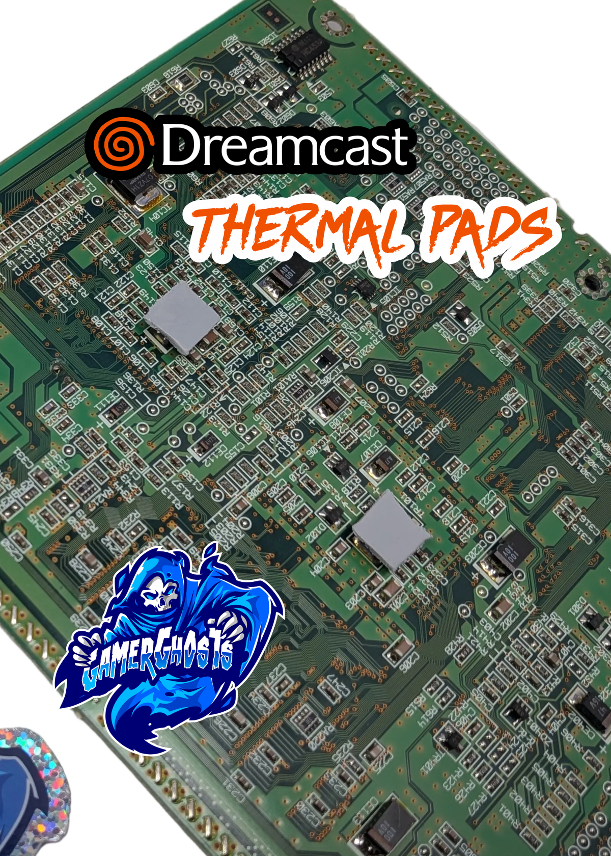 Sega Dreamcast Thermal Pad / Pads Set - High Thermal Conductivity