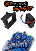 Sega Dreamcast VA0 New Replacement Fan and Mount - High Flow and Quiet