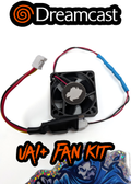 Sega Dreamcast VA1 / VA2 New Replacement Fan + PCB - Silent and High Flow