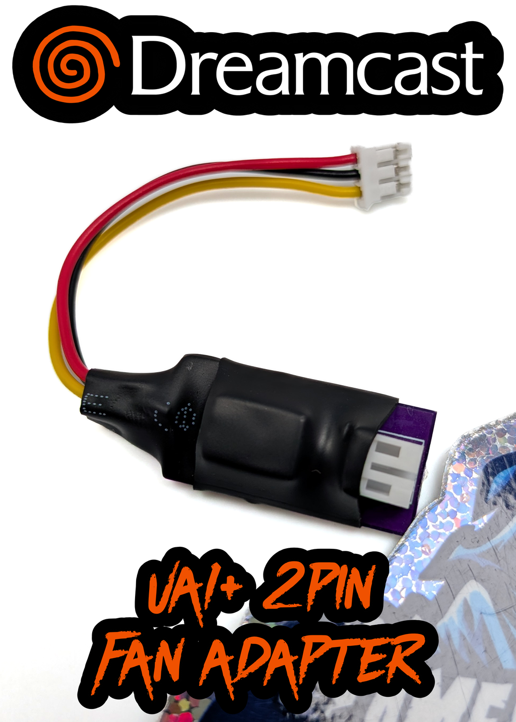 Sega Dreamcast VA1 / VA2 New Replacement Fan + PCB - Silent and High Flow