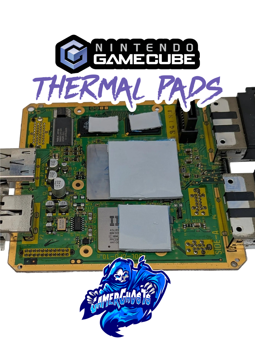 Nintendo Gamecube Thermal Pad / Pads Set - High Thermal Conductivity