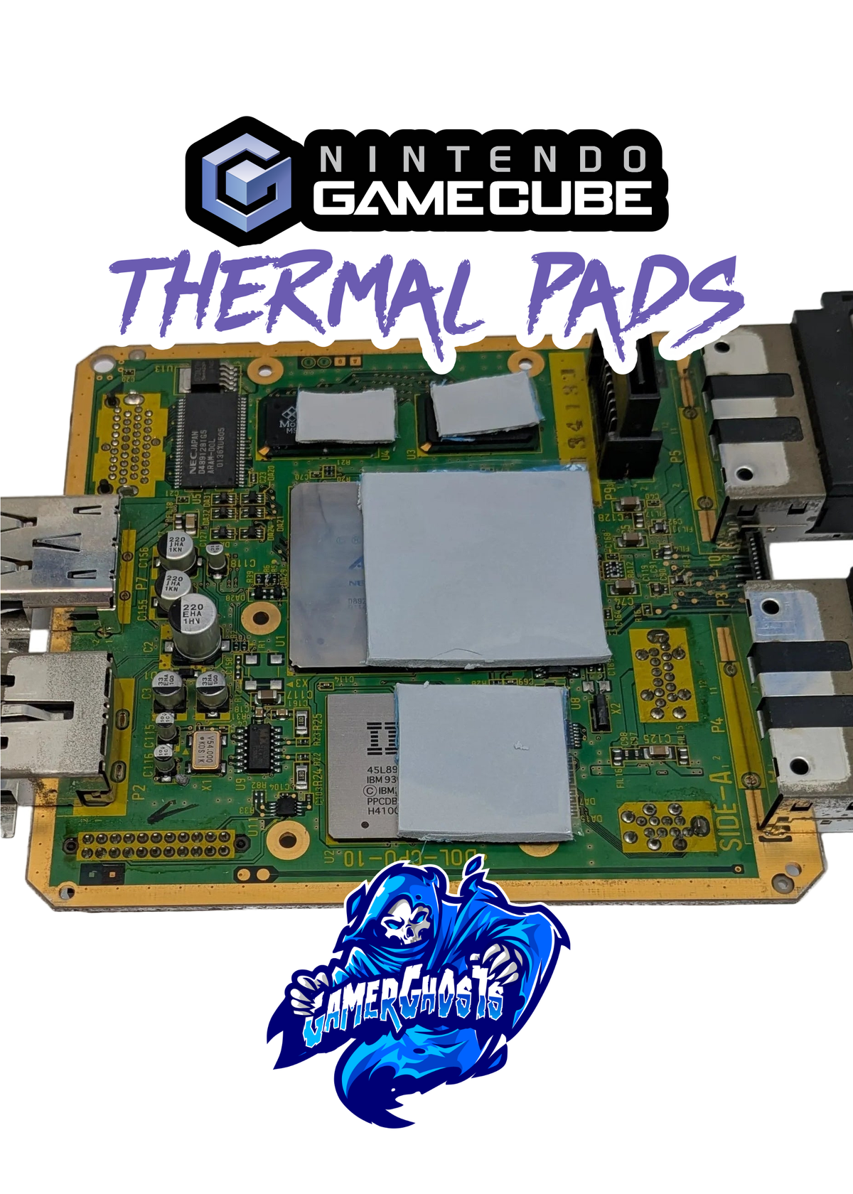 Nintendo Gamecube Thermal Pad / Pads Set - High Thermal Conductivity