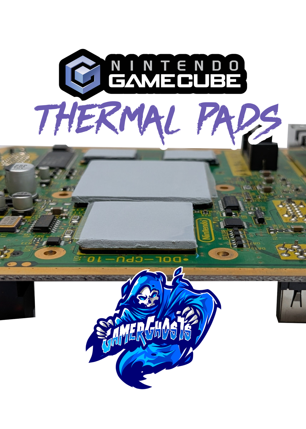 Nintendo Gamecube Thermal Pad / Pads Set - High Thermal Conductivity