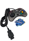 Sega Saturn Controller - Transparent Black - Cool Pad - Third Party