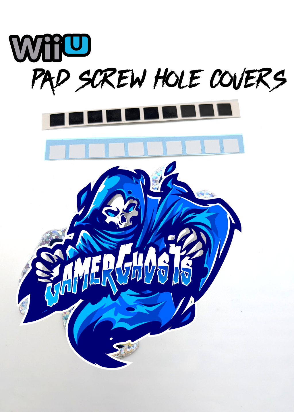 Nintendo Wii U - Pad Screw Cover Stickers / Decals
