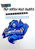 Nintendo Wii U - Pad Screw Cover Stickers / Decals