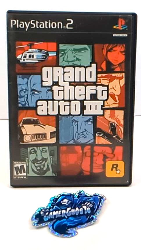 Grand Theft Auto III 3 [PlayStation 2] - (Case + Manual Only)