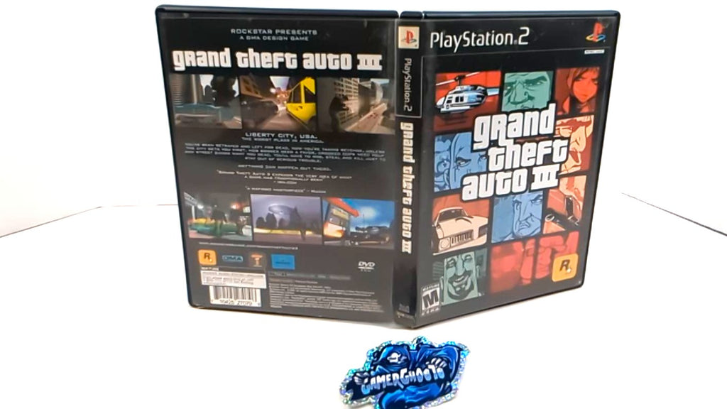 Grand Theft Auto III 3 [PlayStation 2] - (Case + Manual Only)