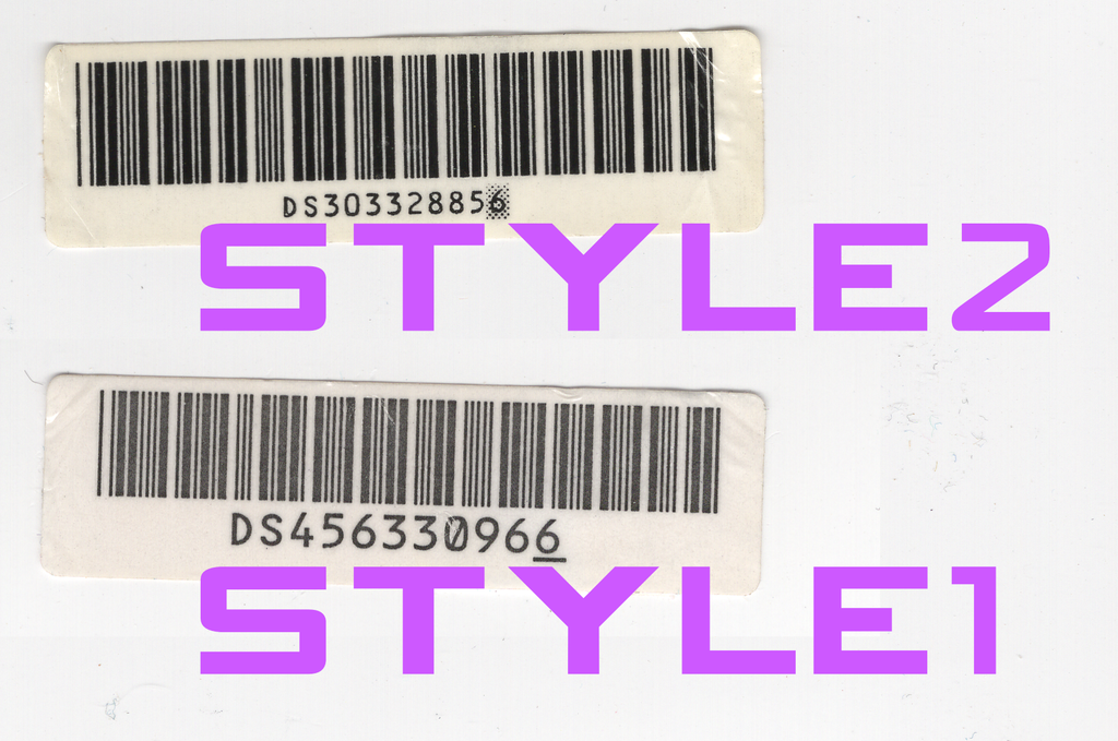 Custom Console Barcode / Serial Label / Labels - Dreamcast / GameCube / N64