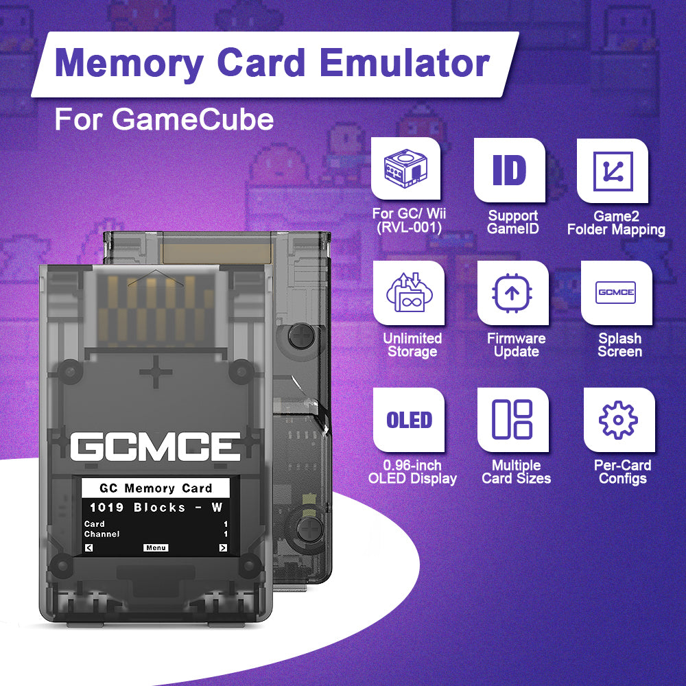 FlipperMCE Nintendo GameCube Memory Card Emulator