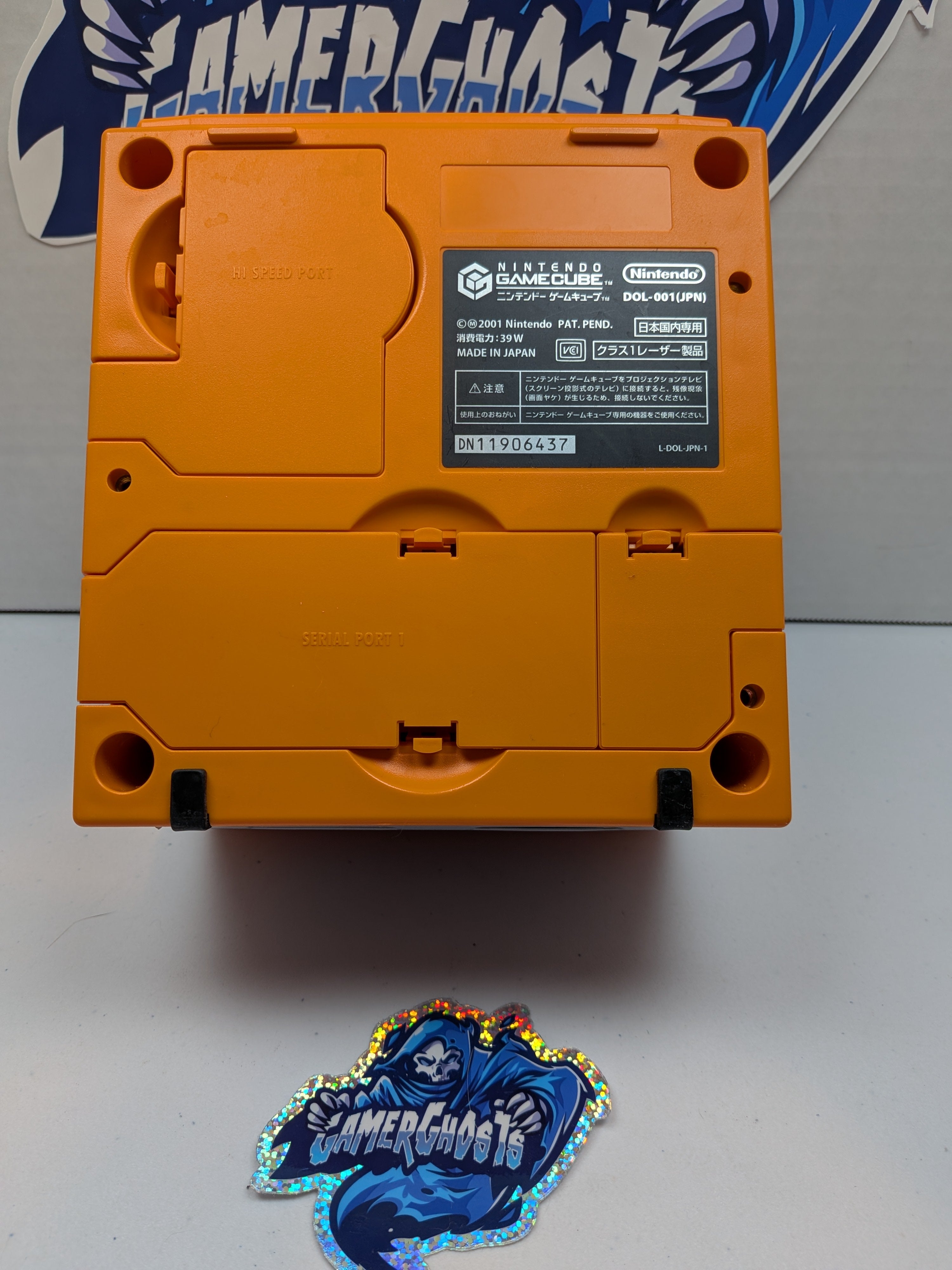 Nintendo Gamecube - Spice Orange - Noctua Fan Mod + PicoBoot Drive Delete + RGB LEDs