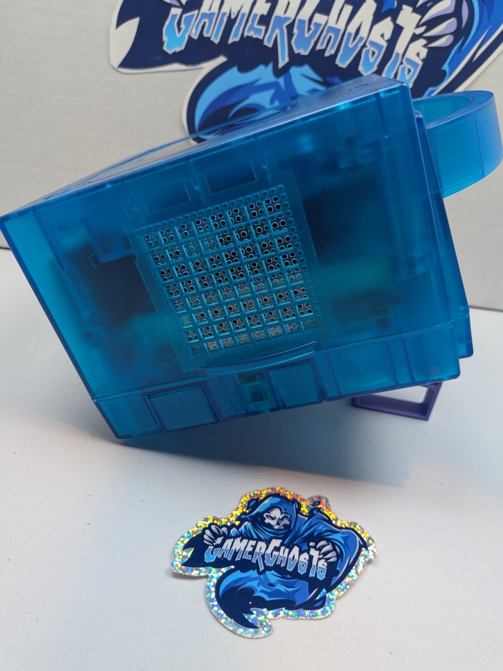 Nintendo Gamecube - Sky Blue - HDMI + Noctua Fan Mod + GCLoader + RGB LEDs