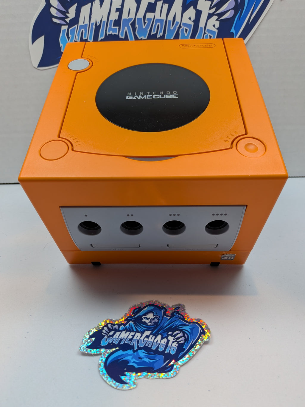 Nintendo Gamecube + GB Player - Spice / Orange - HDMI + Fan Mod + KunaiGC IPL + Drive Delete + RGB LEDs (Copy)