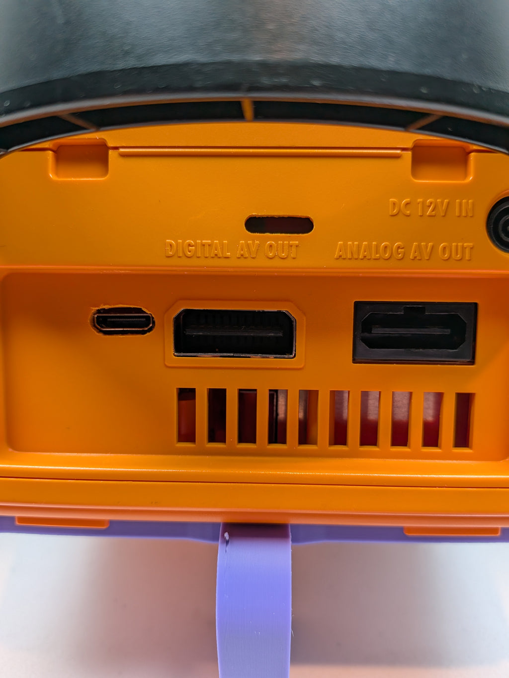 Nintendo Gamecube + GB Player - Spice / Orange - HDMI + Fan Mod + KunaiGC IPL + Drive Delete + RGB LEDs (Copy)