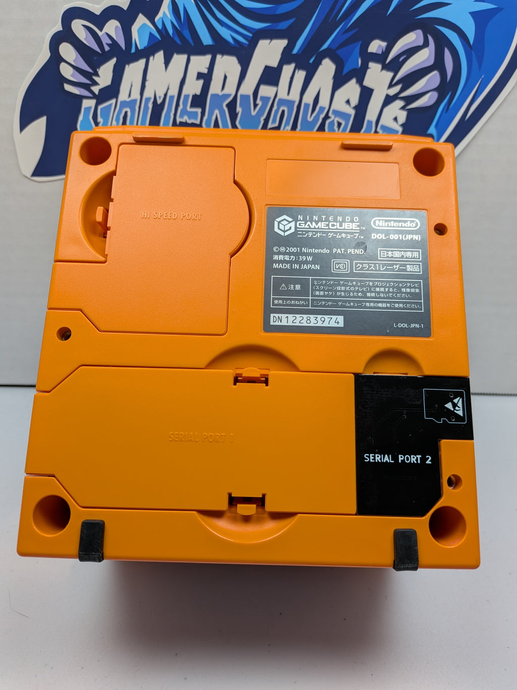 Nintendo Gamecube + GB Player - Spice / Orange - HDMI + Fan Mod + KunaiGC IPL + Drive Delete + RGB LEDs (Copy)