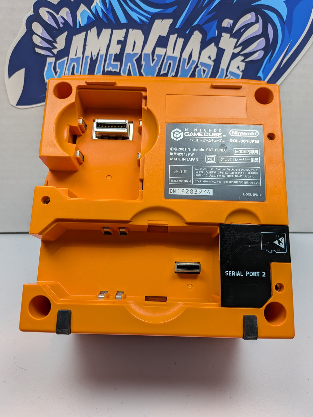 Nintendo Gamecube + GB Player - Spice / Orange - HDMI + Fan Mod + KunaiGC IPL + Drive Delete + RGB LEDs (Copy)