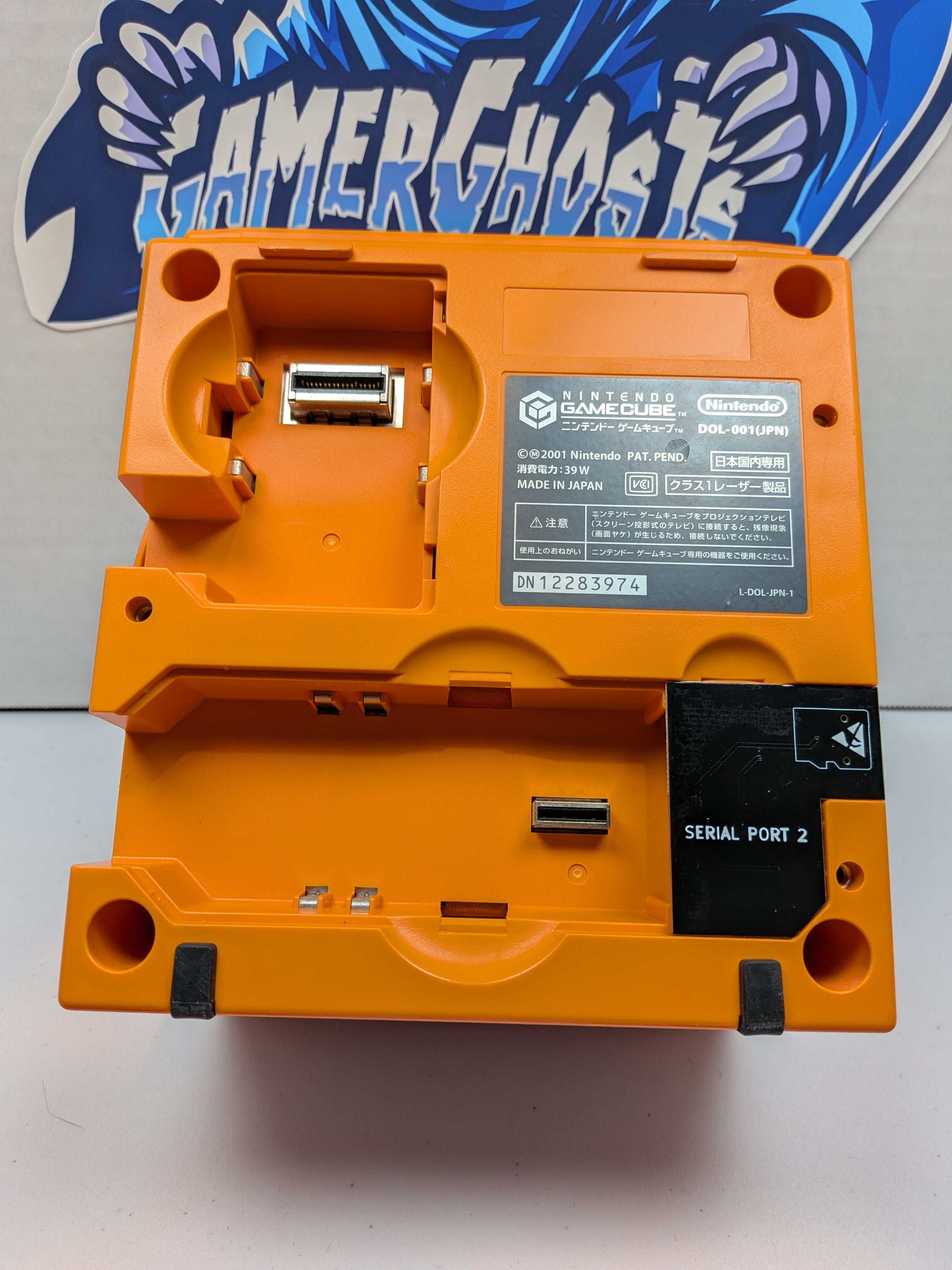 Nintendo Gamecube + GB Player - Spice / Orange - HDMI + Fan Mod + KunaiGC IPL + Drive Delete + RGB LEDs (Copy)