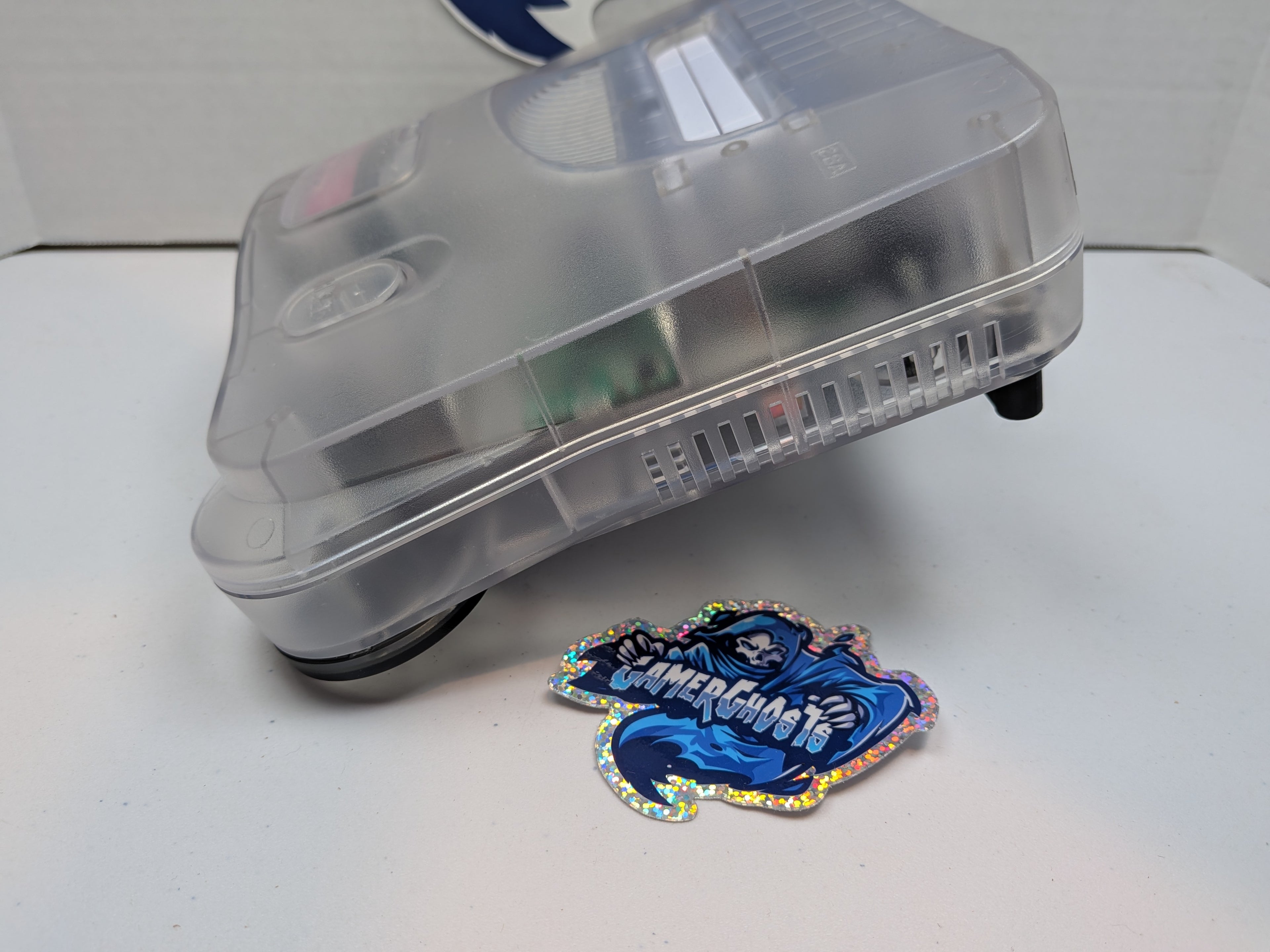 Nintendo 64 N64 Console - Crystal Clear Transparent White + RGB (Deblur/IGR) Mod