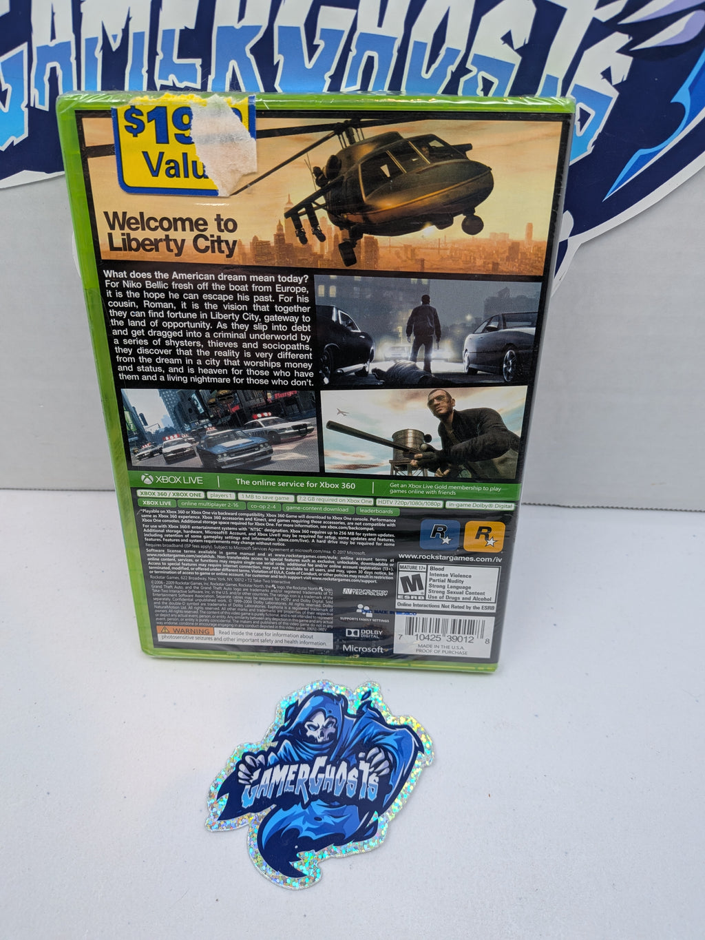 Grand Theft Auto IV (Tallbox) - [Xbox 360 and Xbox One] - Sealed