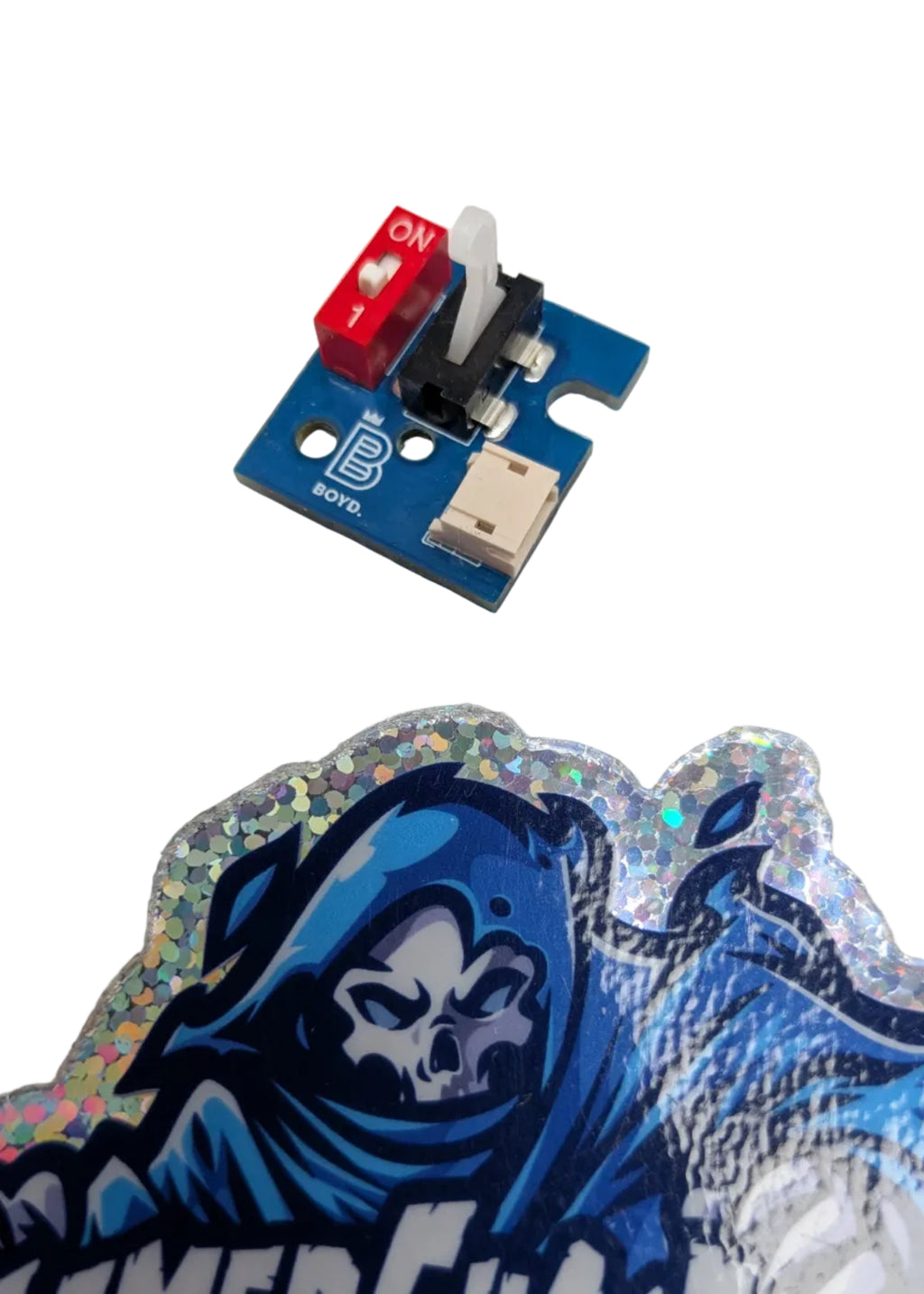 Nintendo GameCube Replacement Lid Switch with Bypass - by Garrett Boyd