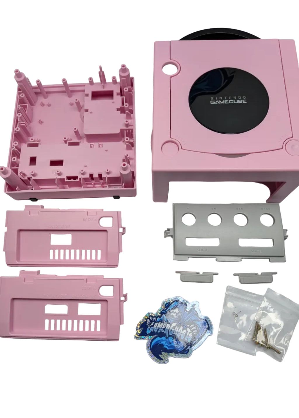 Nintendo GameCube Replacement Shell - Pink