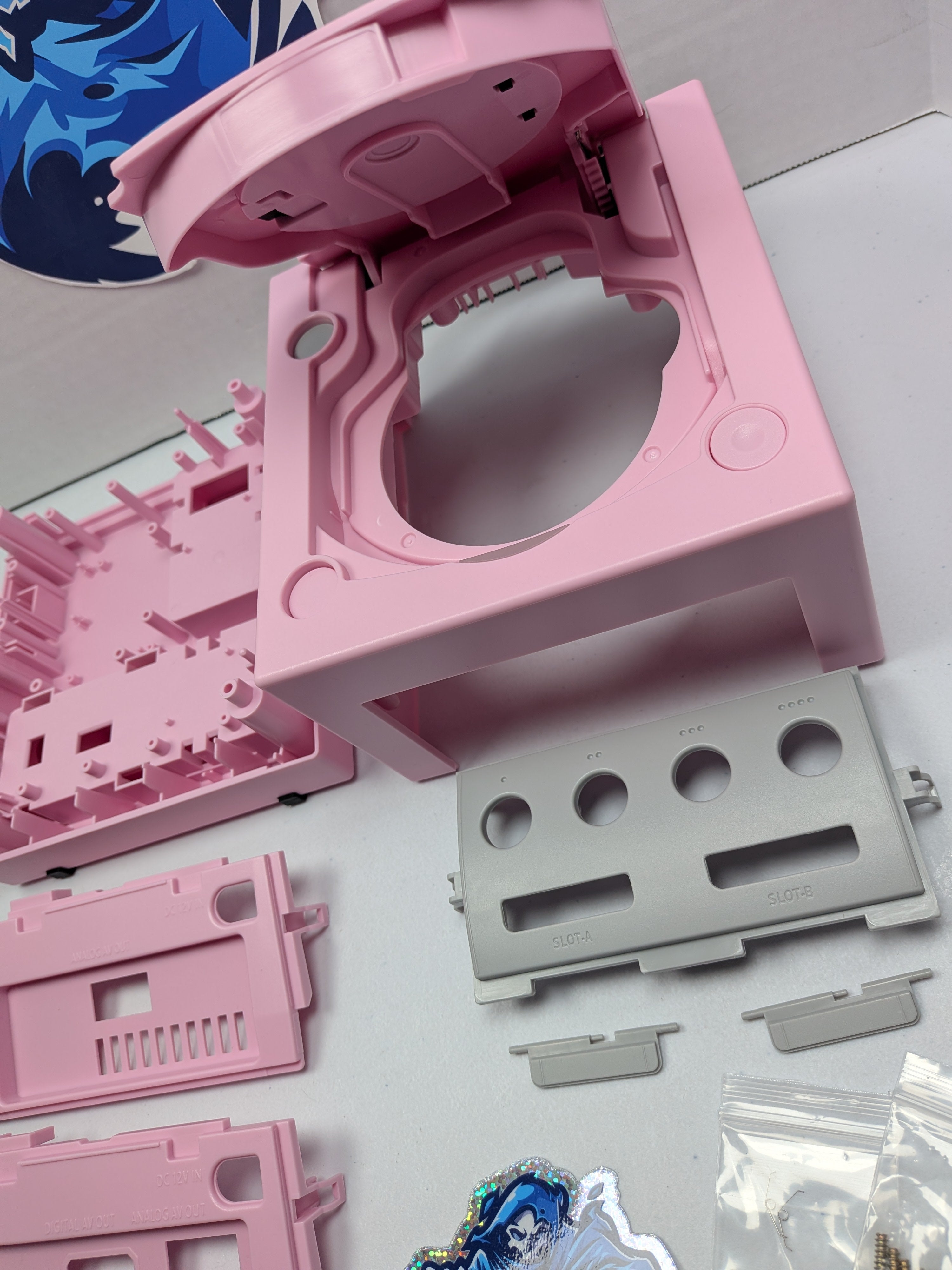 Nintendo GameCube Replacement Shell - Pink