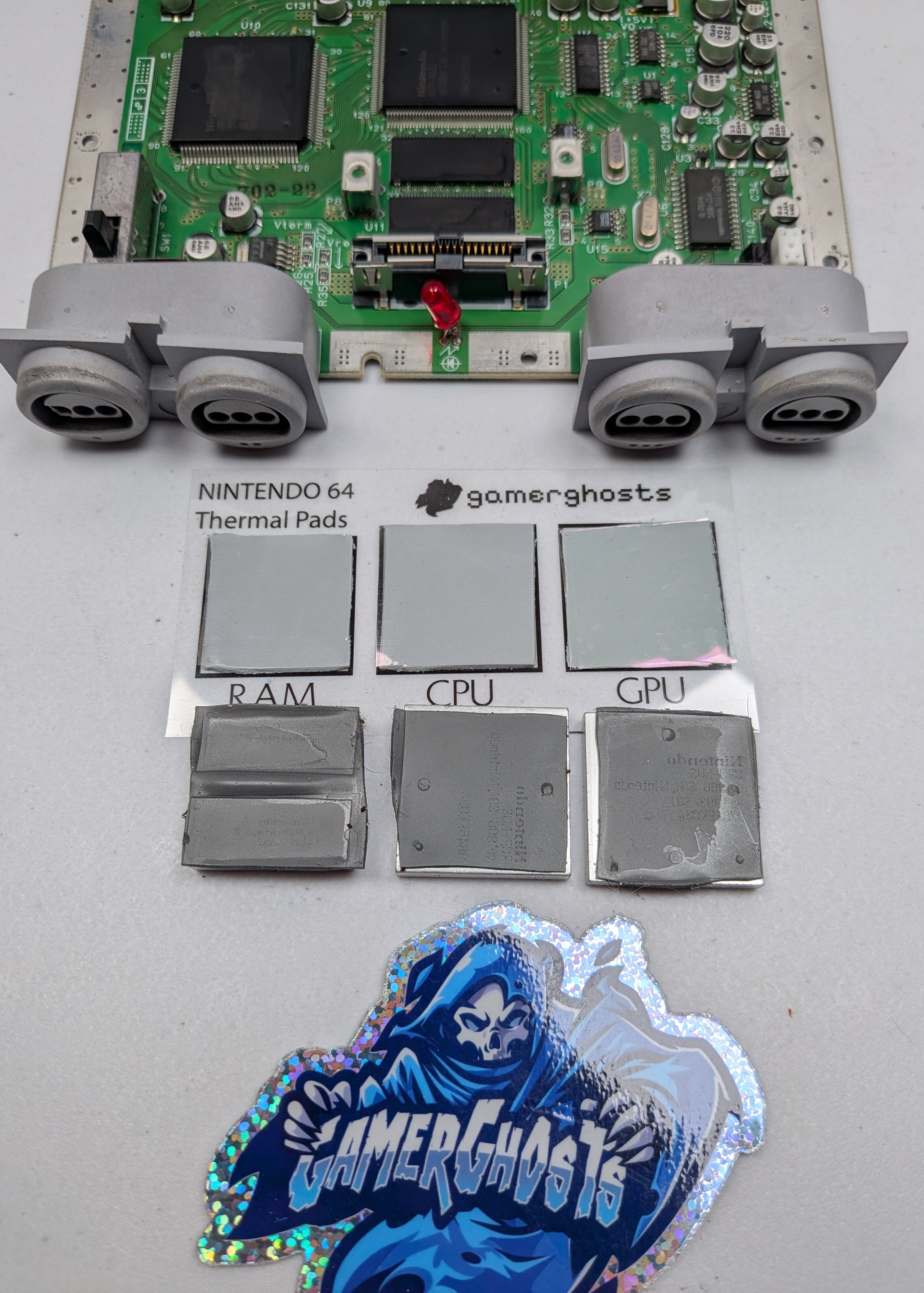 Nintendo 64 / N64 Thermal Pad / Pads Set - High Thermal Conductivity