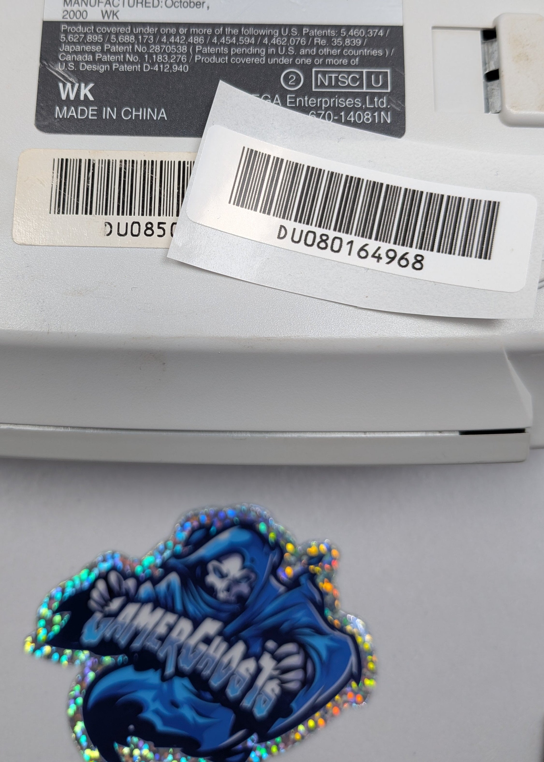 Custom Console Barcode / Serial Label / Labels - Dreamcast / GameCube / N64