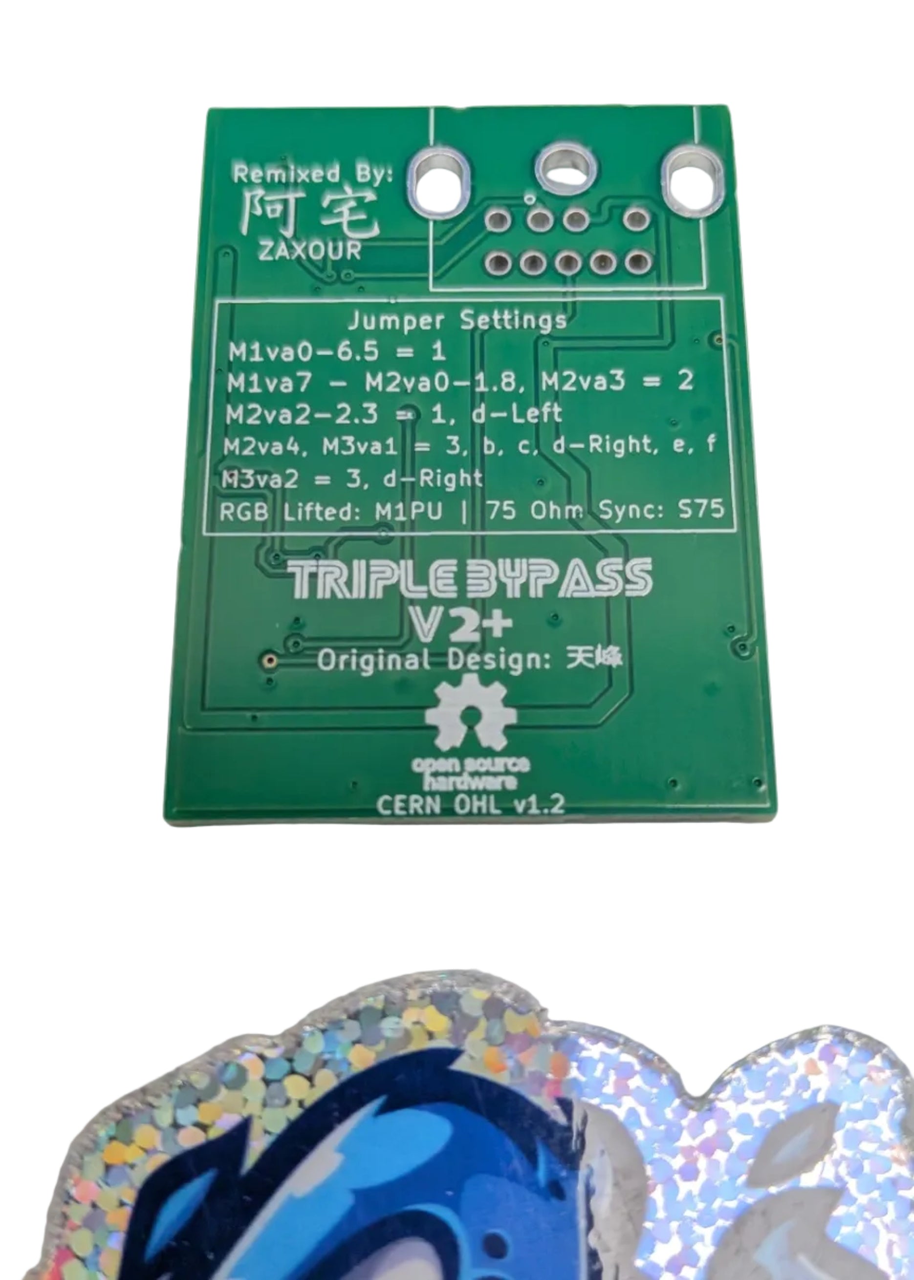 Triple Bypass V2+ for Sega Genesis/Mega Drive Systems (Remixed By Zaxour)