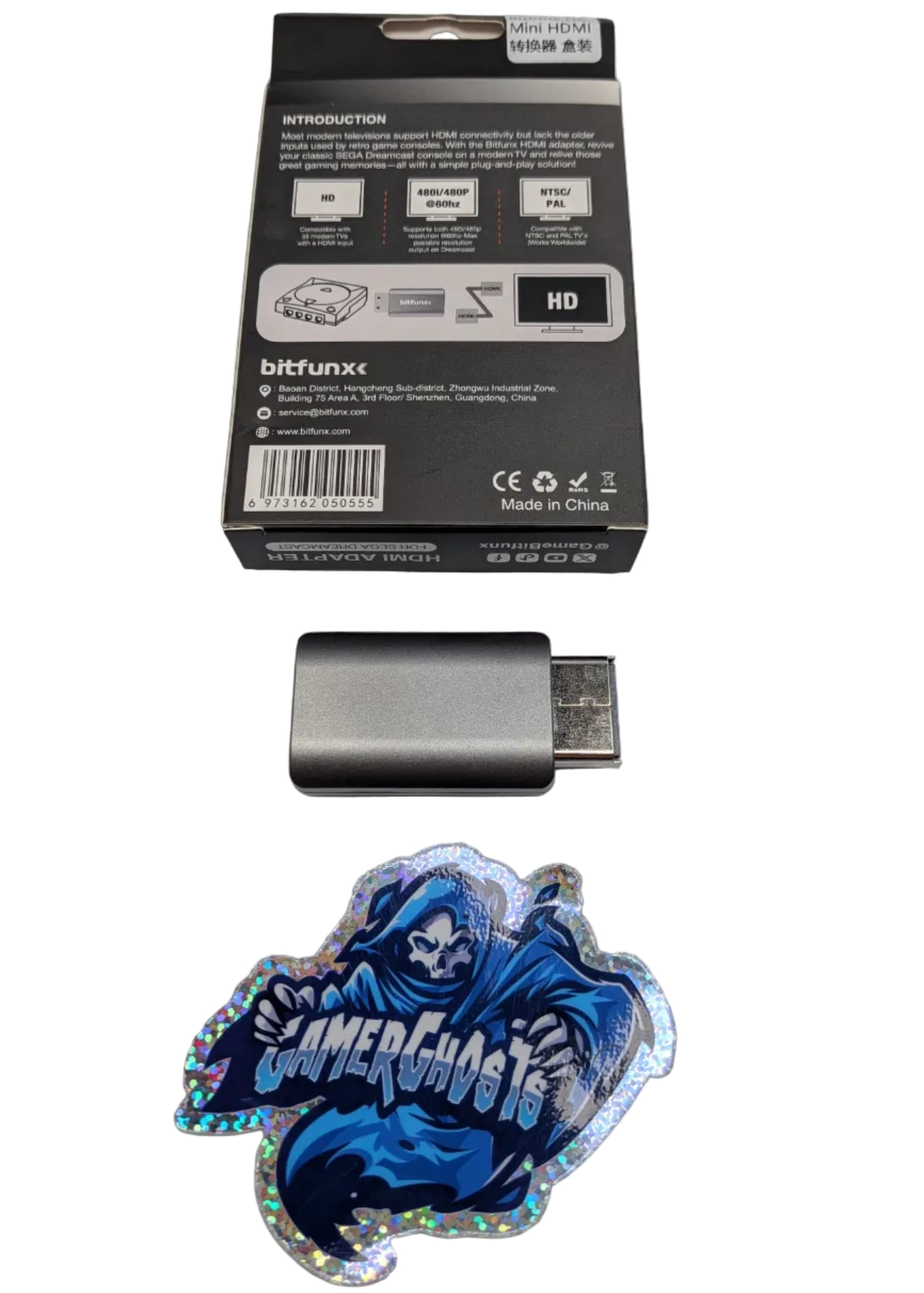 Sega Dreamcast Mini HDMI Adapter - BitFunx VGA