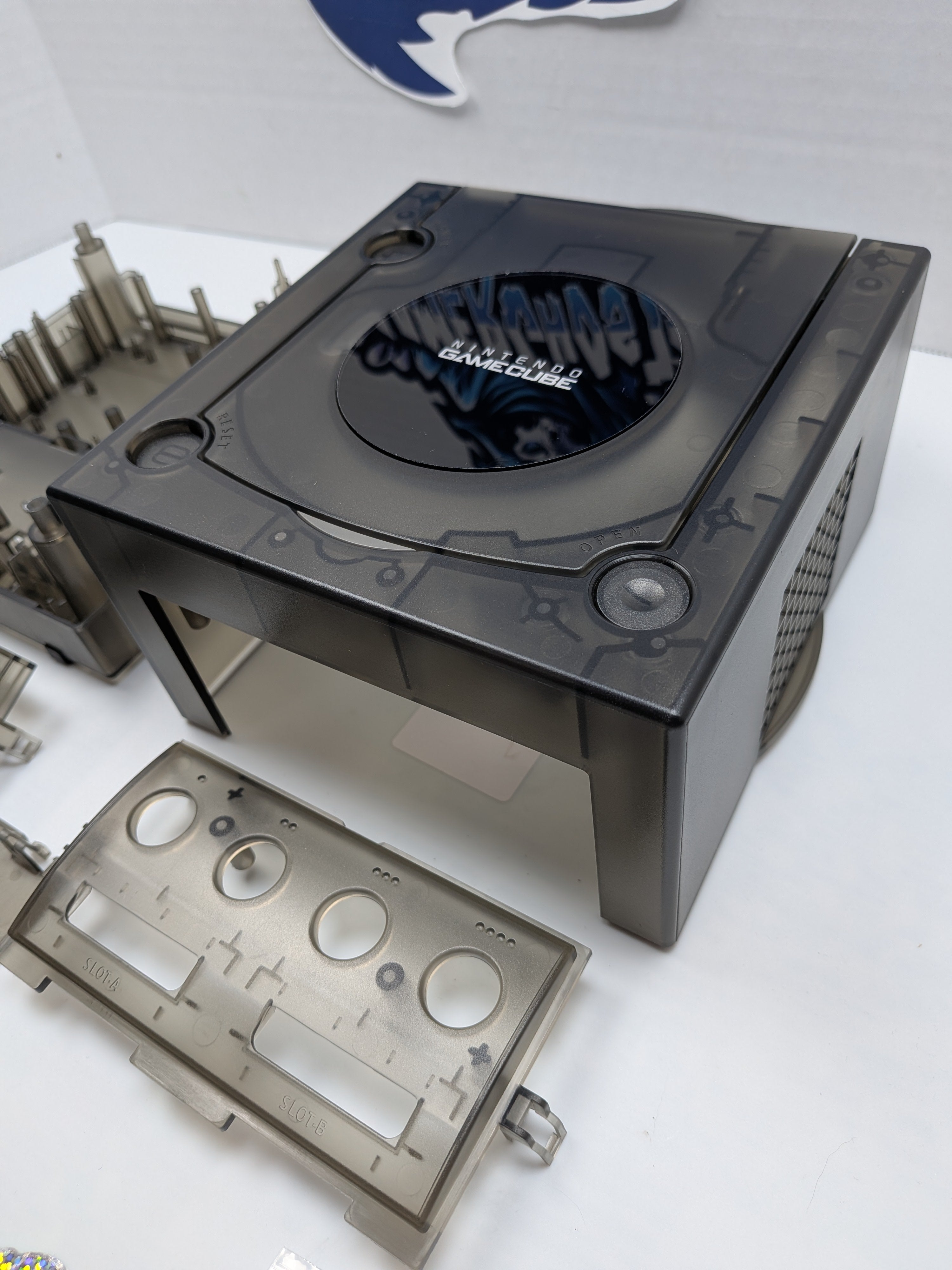 Nintendo GameCube Replacement Shell - Transparent Black