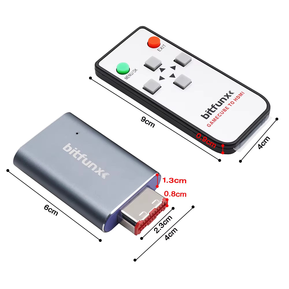 Nintendo Gamecube DOL-001 Digital Video to HDMI Adapter - GCVideo 3.1 (Bitfunx)