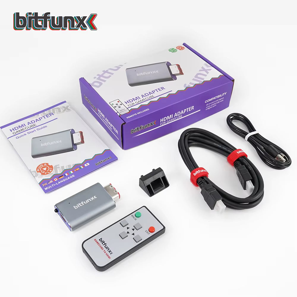 Nintendo Gamecube DOL-001 Digital Video to HDMI Adapter - GCVideo 3.1 (Bitfunx)