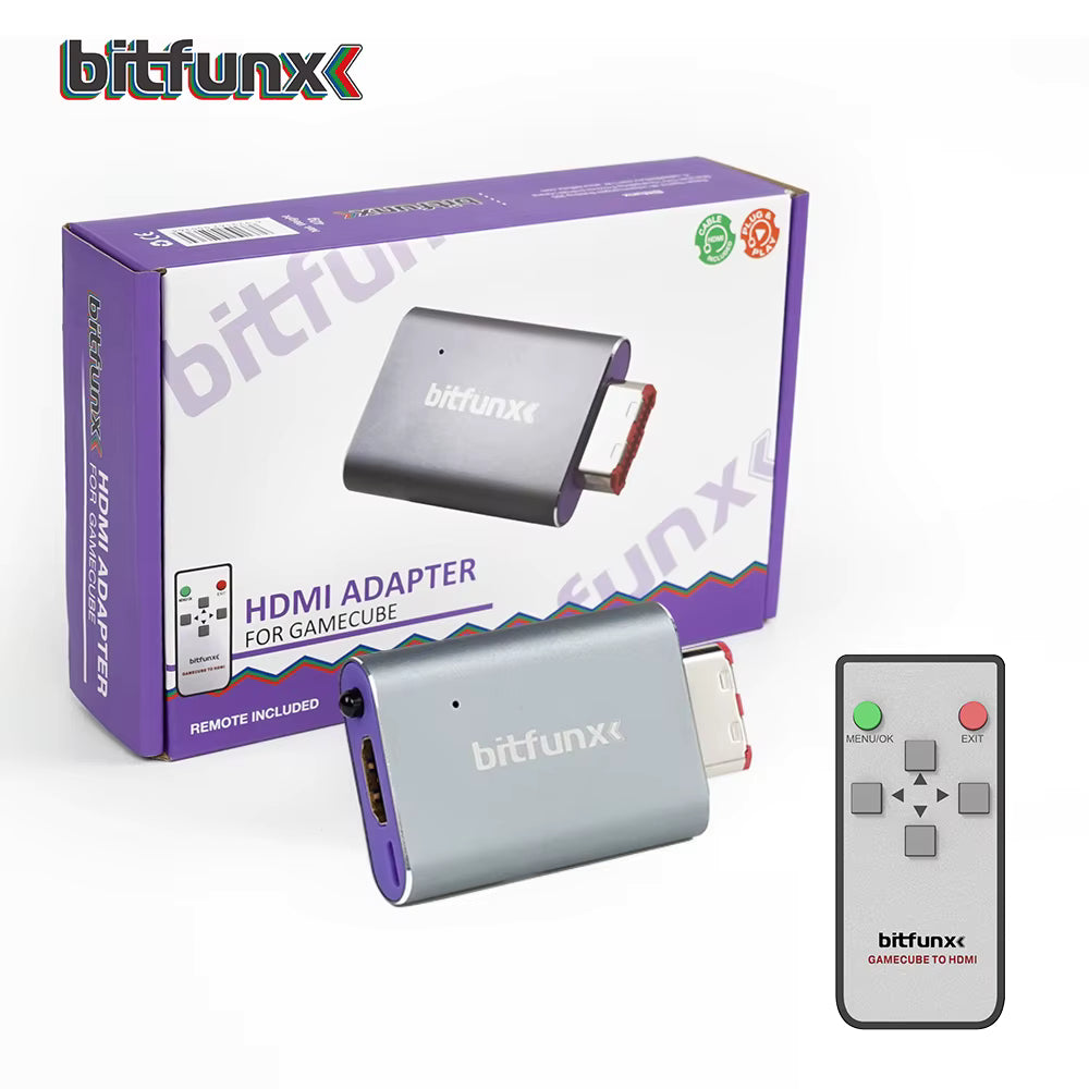 Nintendo Gamecube DOL-001 Digital Video to HDMI Adapter - GCVideo 3.1 (Bitfunx)