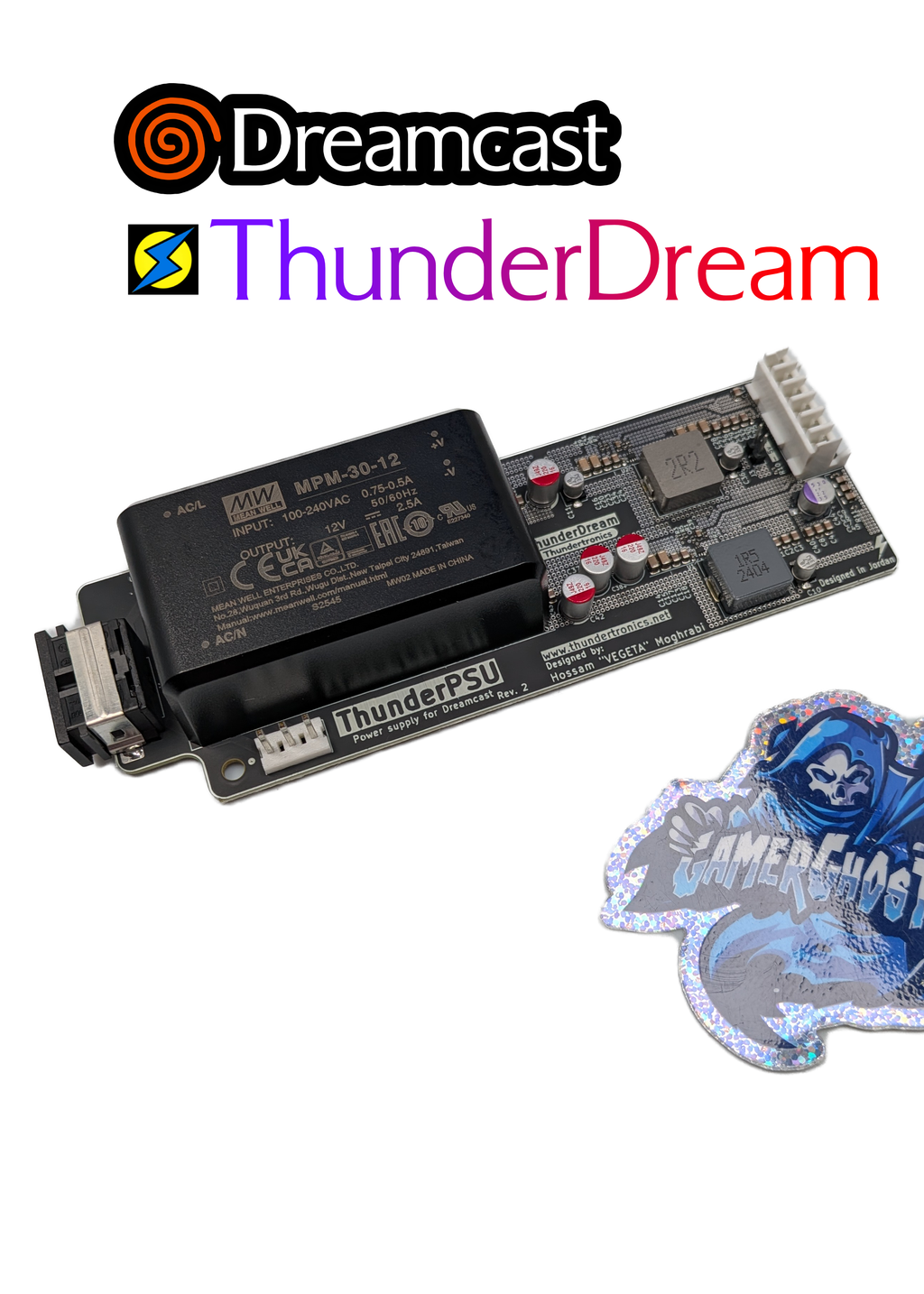 Thundertronics Sega Dreamcast ThunderDream Premium Power Supply