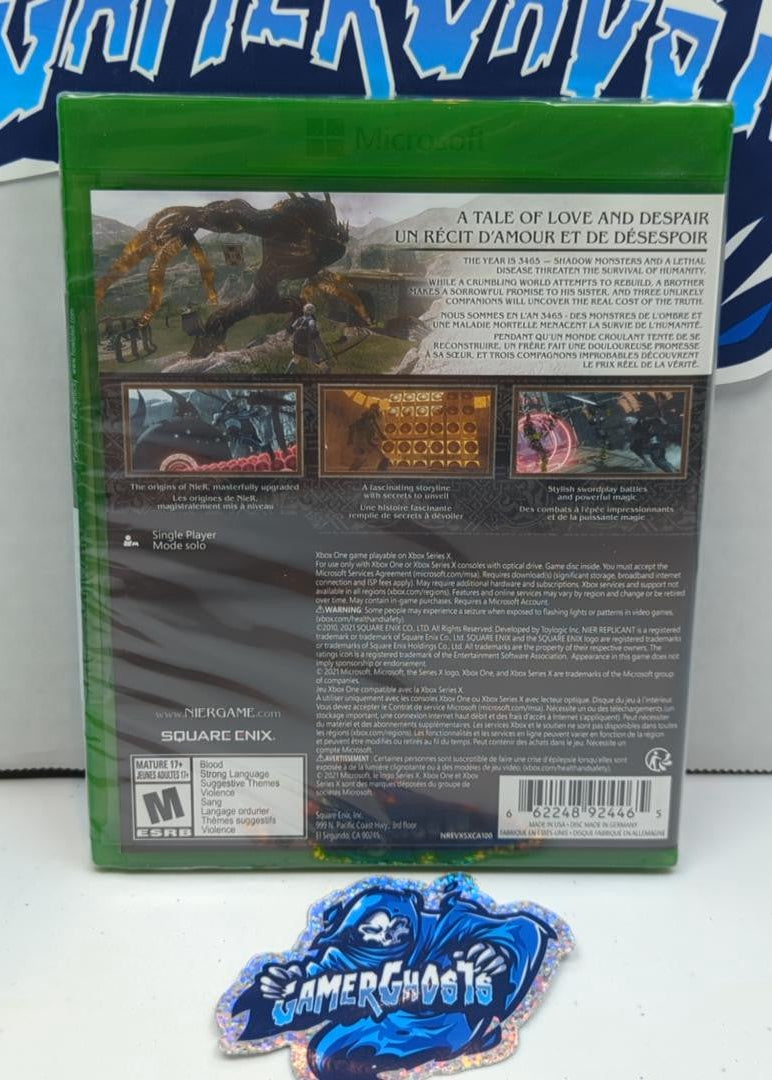 Nier Replicant : ver. 1.22474487139 [Xbox One]