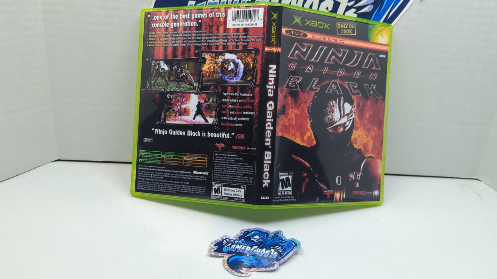 Ninja Gaiden Black - Reproduction Print and Case [Original Xbox] - NO GAME